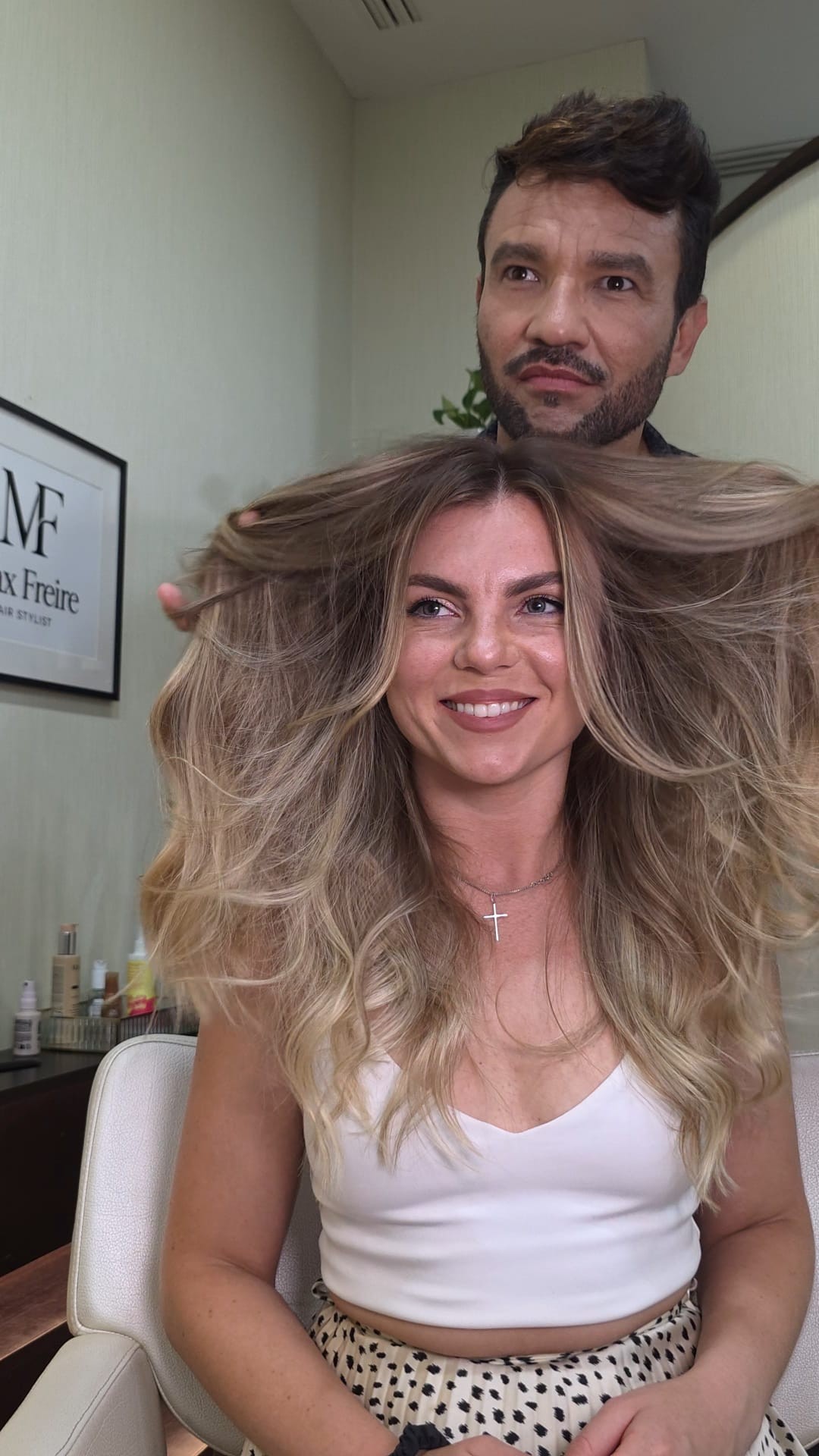Trabalho realizado no Max Freire Hair Studio